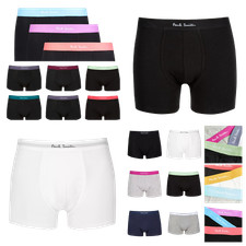 Men's Paul Smith Low Rise Hipster Boxer Briefs Trunks Shorts 3 Pack