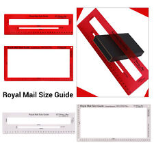 Postage Ruler Royal Mail Letter Parcel Size Guide Tool Plastic PIP Postal Gauge