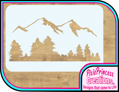 Forest mountain mylar - a,