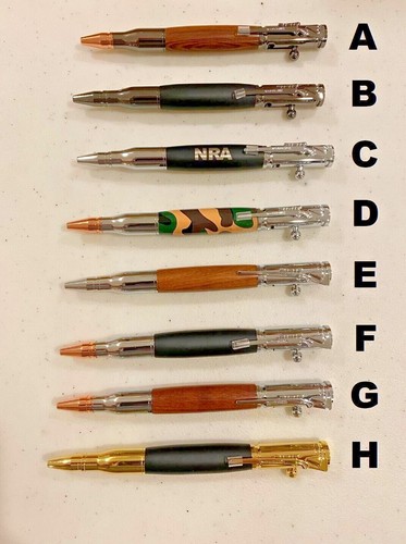 Metal bullet pen bolt - x2,