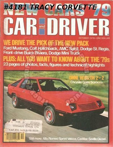 October 1978 car and - and, driver