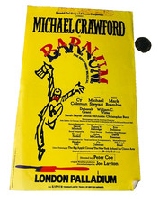 Theatre Small Poster Leaflet Michael Crawford Barnum London Palladium Vintage ra