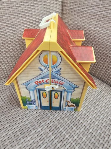 Playmobil pet vet clinic take - pet,