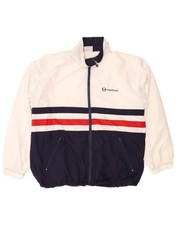 SERGIO TACCHINI Mens Tracksuit Top Jacket IT 48 Medium White Colourblock DQ18