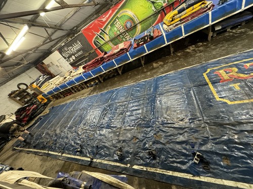 Lorry trailer curtain side - lorry,