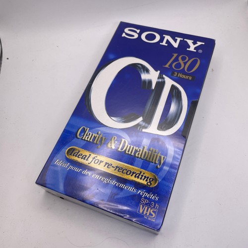 Sony 180 blank vhs - sony,