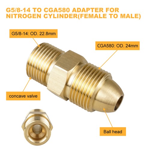 For cga580 nitrogen tanks - for,