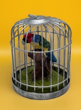 Dolls house large parrot cage & macaw? in 1/12th 
