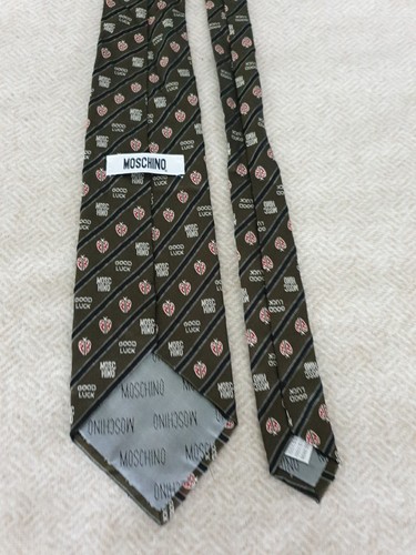 Moschino silk tie - moschino,
