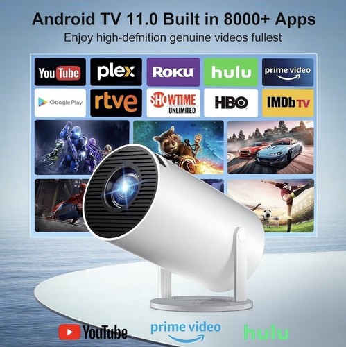 Mini portable projector - 4k,