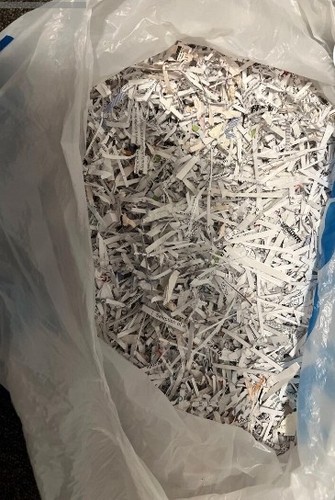 Lbs shredded paper for - of,