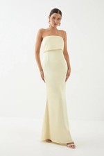 Misspap Lemon Bridesmaid Dress