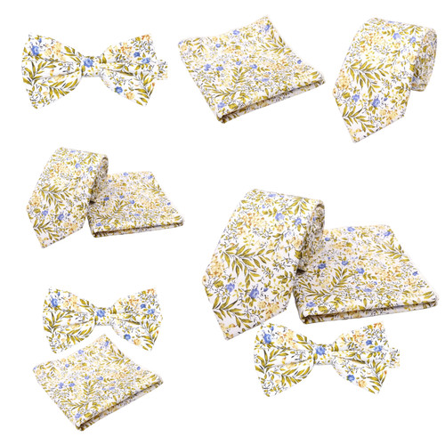 Yellow floral liberty style - liberty,