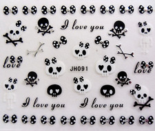 Halloween 3D Nail Art Stickers