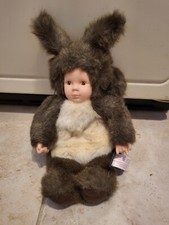 Anne Geddes Baby Squirrel Stuffed Plush Doll 28 cm Vintage