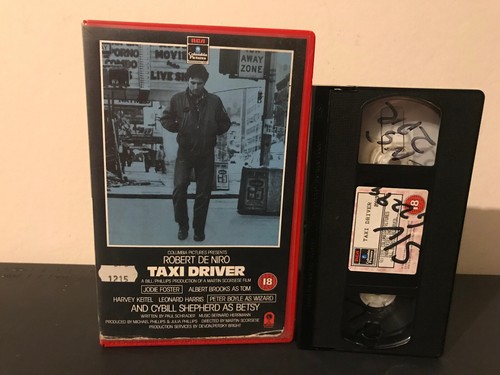 Taxi driver rental vhs tape - ex,