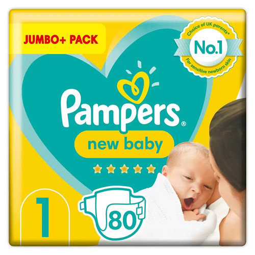 Pampers new baby nappies size - pampers,
