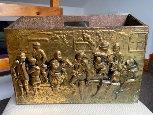 Vintage brass plate magazine - vintage,