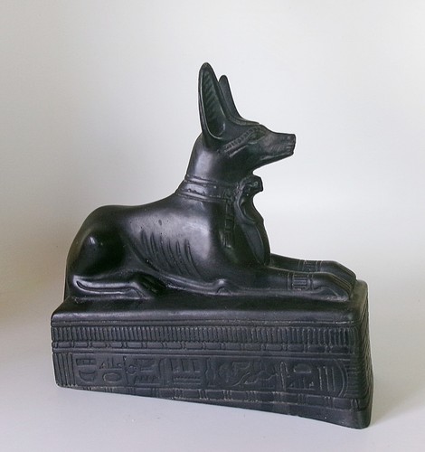 Egyptian resin statue - resin, of