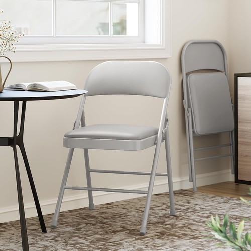 4pcs padded folding chairs - padded,