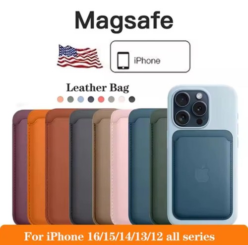 New magsafe leather wallet - new,