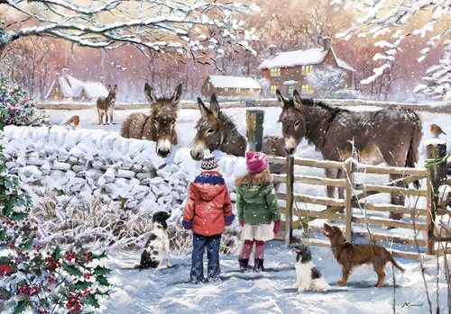 Donkey friends 500 piece - donkey,