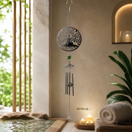 Buddha stainless steel - buddha, hanging