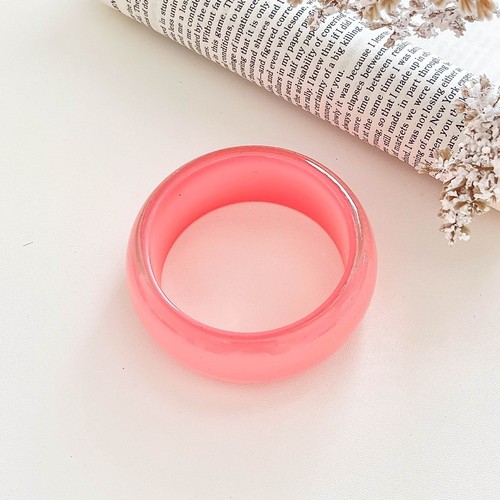 Round chunky bangles - round, glitter
