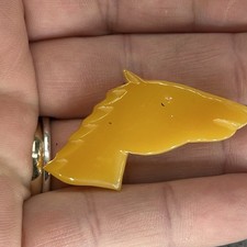 vintage bakelite brooch horse