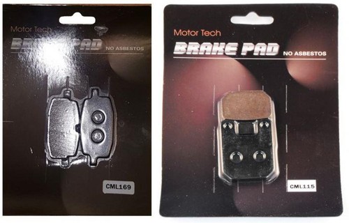 Front rear brake pads - pads, for