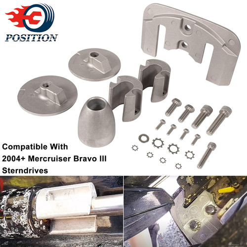 Aluminum anode kit for mercury - aluminum,