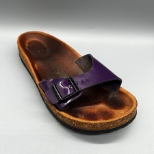 Birkenstock Relax Madrid Sandals One Strap Buckle Purple Womens Uk 6 Eu 39