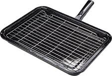 Replacment Single Handle Enamelled Grill Pan & Rack for Bosch Oven Cooker