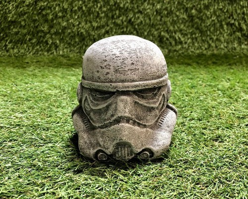 Stormtrooper concrete garden - stormtrooper,