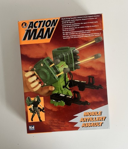 Action man mobile artillery - man,