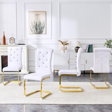 Set of 4 Modern Upholstered