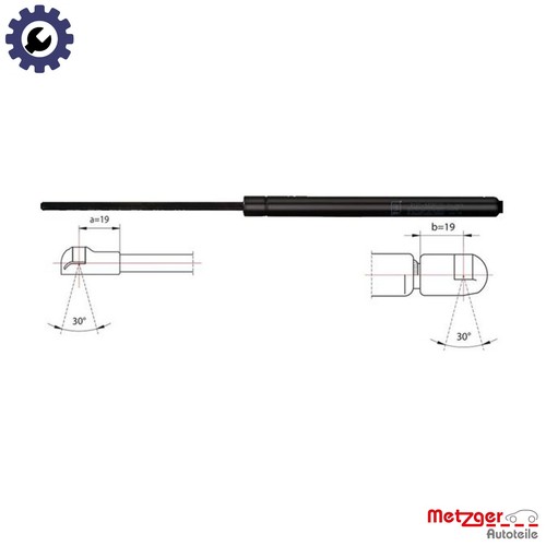 Gas spring bootcargo - gas, area