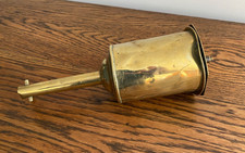 ANTIQUE BRASS 19TH C SALTER CLOCKWORK ROASTING JACK SPIT