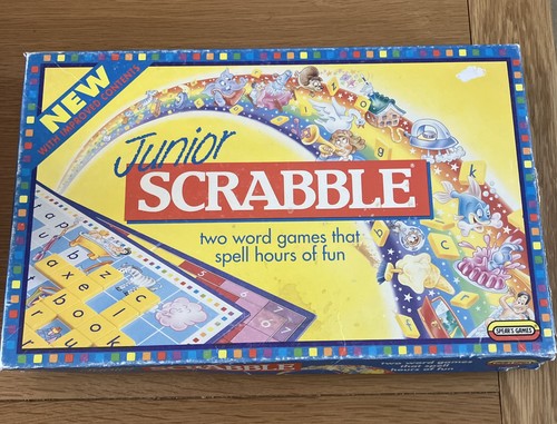 Vintage junior scrabble board - scrabble,