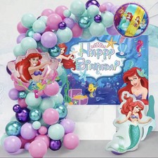 124Pcs Mermaid Princess Themed