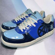 RARE ACUPUNCTURE TEDDY BEAR TRAINERS BLUE & BLACK - MENS UK 10 - EUR 44