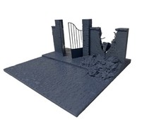 3D printed 1:35 WW2 Ruined