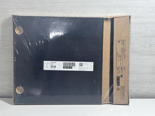 Ikea kallax black shelving - black,