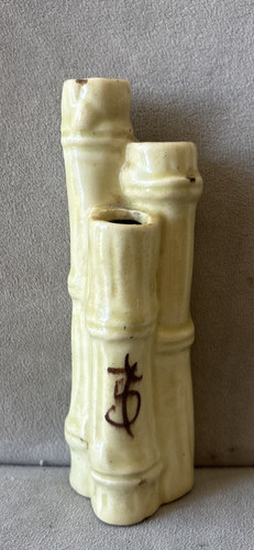 Vintage bamboo stalk - bamboo, vase