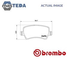 P 24 078 BRAKE PADS SET