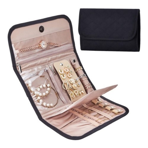 Foldable travel jewelry case - foldable,