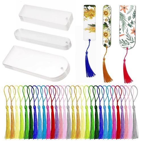 30pcs acrylic bookmark - 30pcs, blanks