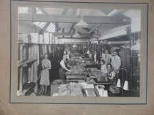1940's PHOTOGRAPH. Staff in Clothing Workroom.