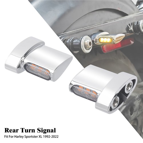 Chrome led rear turn signal - chrome,