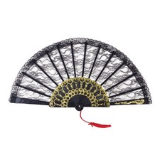 Spanish Lace Silk Folding Fan